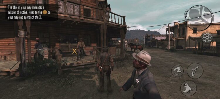 Как работает Red Dead Redemption на Android. Игра расходует много ресурсов — будьте готовы к нагрузке на железо. Фото.