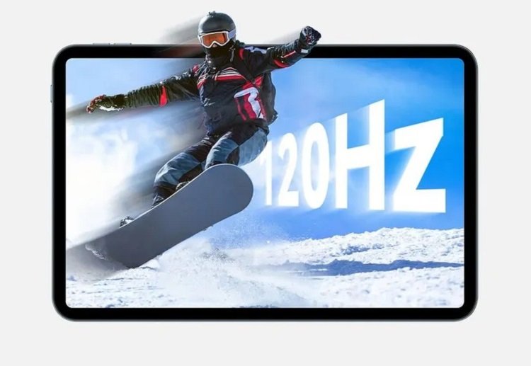 Планшет с большим экраном. Планшет с большим и плавным экраном. Фото.