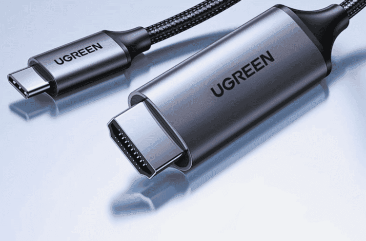 Кабель UGREEN USB Type-C на HDMI. Изображение: AliExpress. Кабель UGREEN USB Type-C на HDMI. Изображение: AliExpress. Фото.