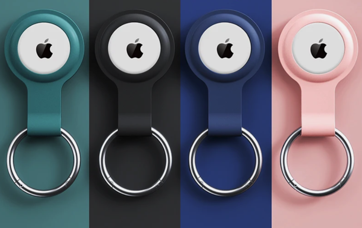 Силиконовый чехол для AirTag. Изображение: AliExpress. Силиконовый чехол для AirTag. Изображение: AliExpress. Фото.