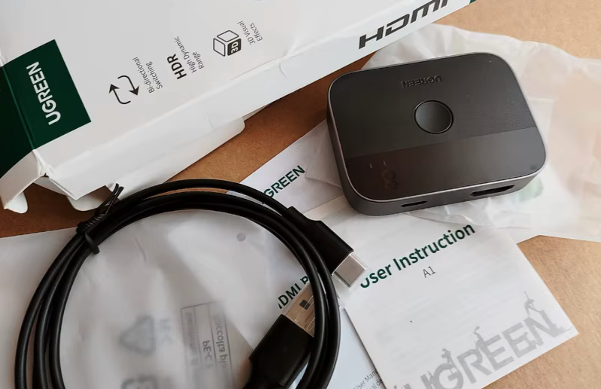 HDMI разветвитель UGREEN. Изображение: AliExpress. HDMI разветвитель UGREEN. Изображение: AliExpress. Фото.