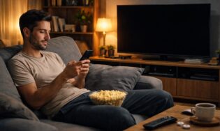 Телевизор стоит дома без дела