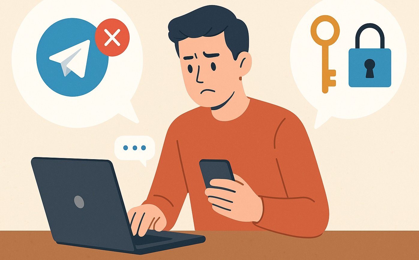 Не приходит код от Telegram: новое решение через ключи доступа