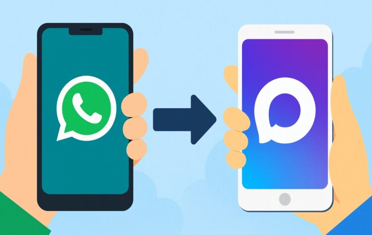 Как перейти на MAX вместо WhatsApp. Переходим из WhatsApp в MAX. Фото.