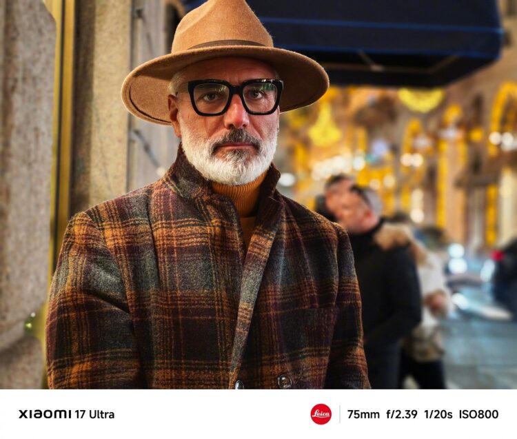 Примеры фото на Xiaomi 17 Ultra. Классический портрет с фокусным 75 мм. Фото: Xiaomi. Фото.