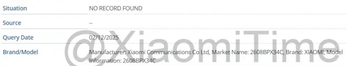 Что известно о новом устройстве Xiaomi. Пока подтверждение выглядит так. Изображение: xiaomitime. Что известно о новом устройстве Xiaomi. Пока подтверждение выглядит так. Изображение: xiaomitime. Фото.