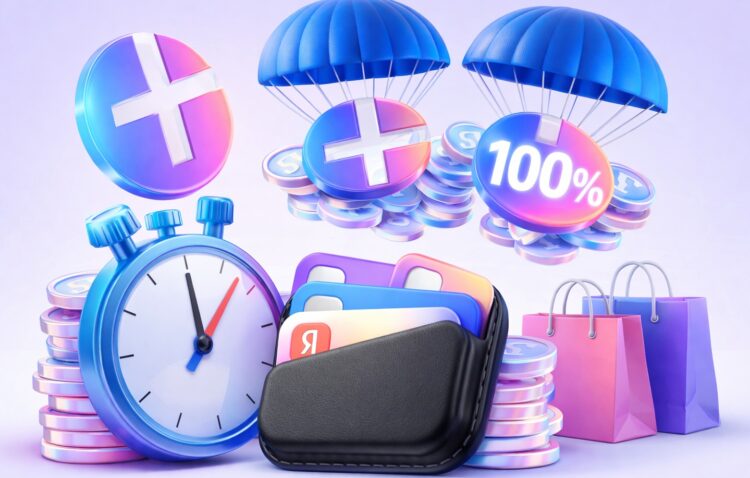 Как за 5 минут получить 100% кэшбэка от Яндекса за любую покупку в магазине. Яндекс начислит 100% кэшбэка за любую покупку по карте Пэй. Фото.