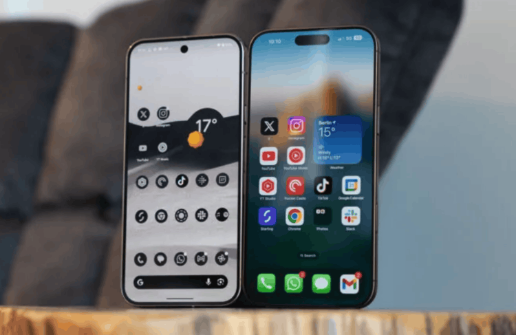 Android-смартфоны все больше похожи на iPhone. Что с этим делать. Отличить смартфоны становится все более сложно. Изображение: androidauthority. Фото.