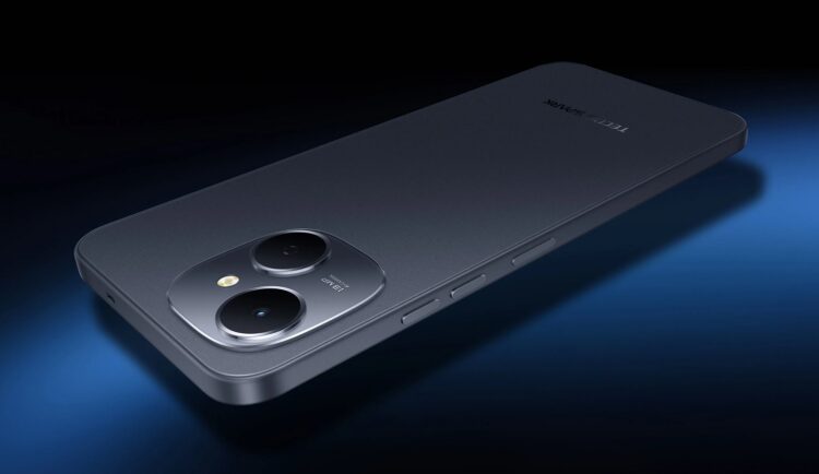 TECNO Spark 40C — смартфон для MAX с большой памятью. Стильная новинка для мессенджера MAX. Изображение: TECNO. Фото.