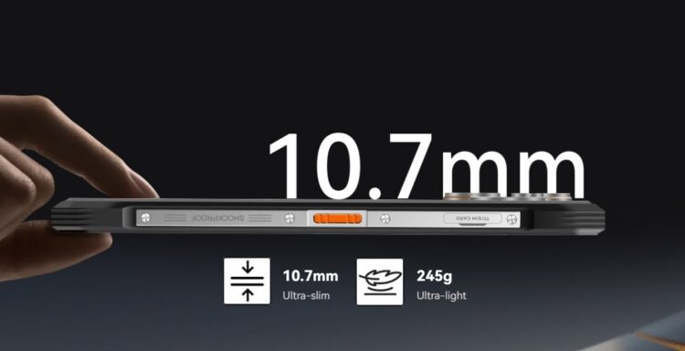 Тонкий и легкий противоударный смартфон. Реально тонкий и легкий смартфон. Фото.