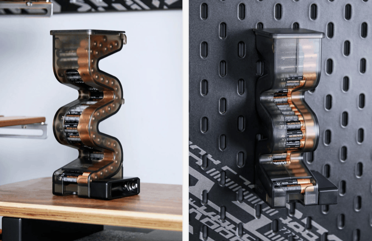 Конвейерный органайзер для батареек. Изображение: AliExpress. Фото.