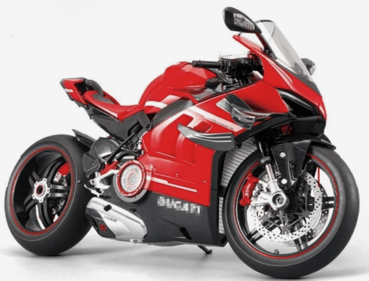 Коллекционная модель мотоцикла в масштабе 1:6. Изображение: AliExpress. Фото.