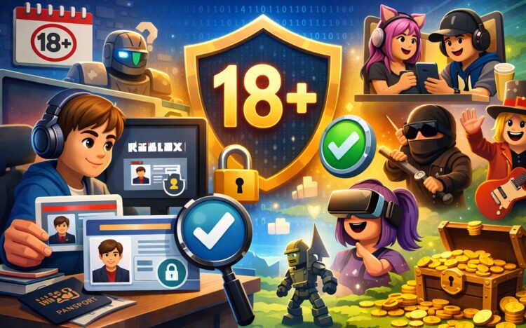 Почему Roblox просит подтвердить возраст, и что это дает. Фото.