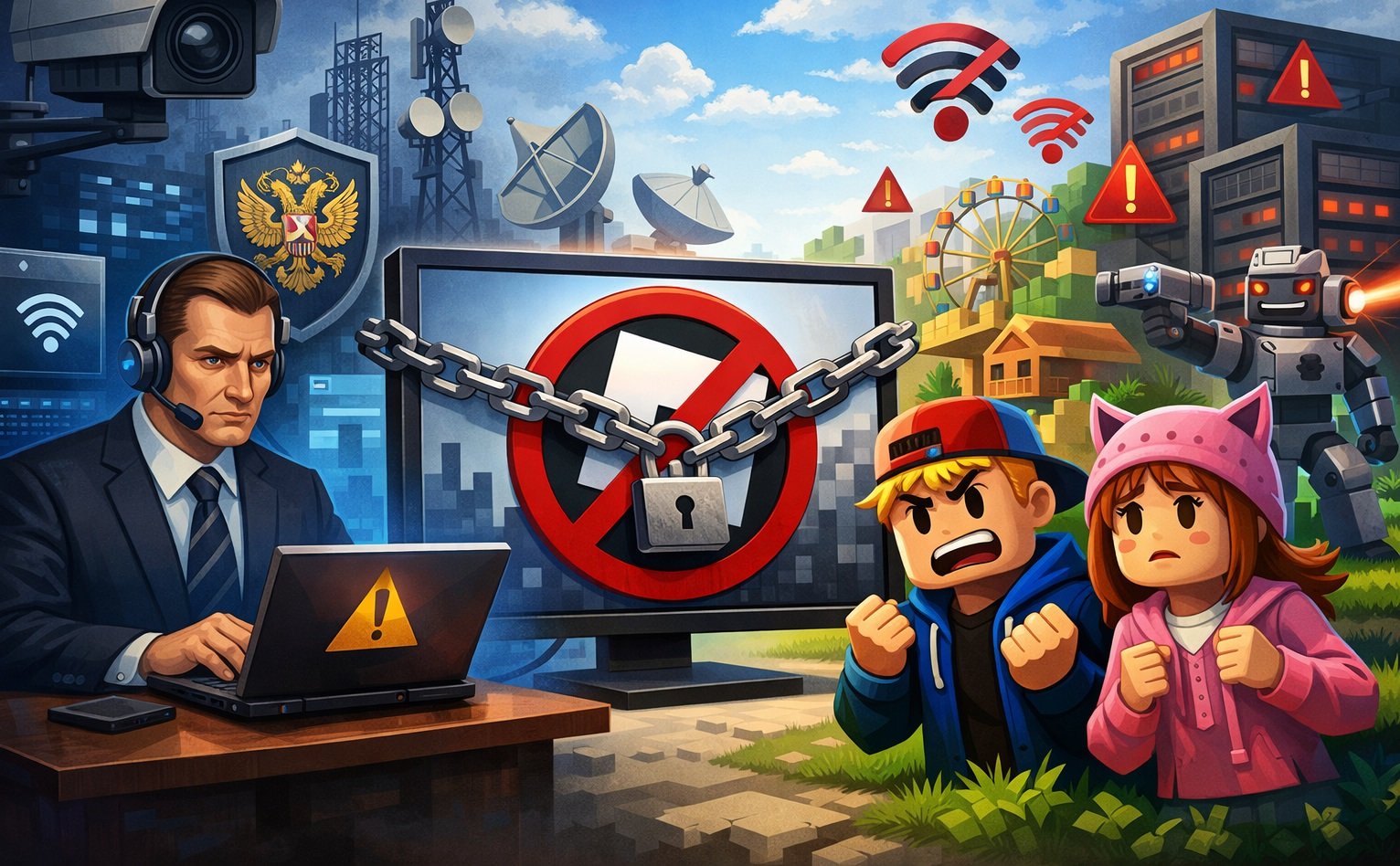 Роскомнадзор отказался разблокировать Roblox и назвал причины