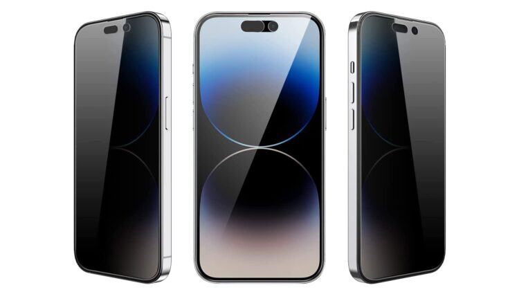 Как работает «антишпион». Вот так работает антишпион — телефон чуть повернули, и картинку уже не видно. Изображение: ebay.com. Фото.