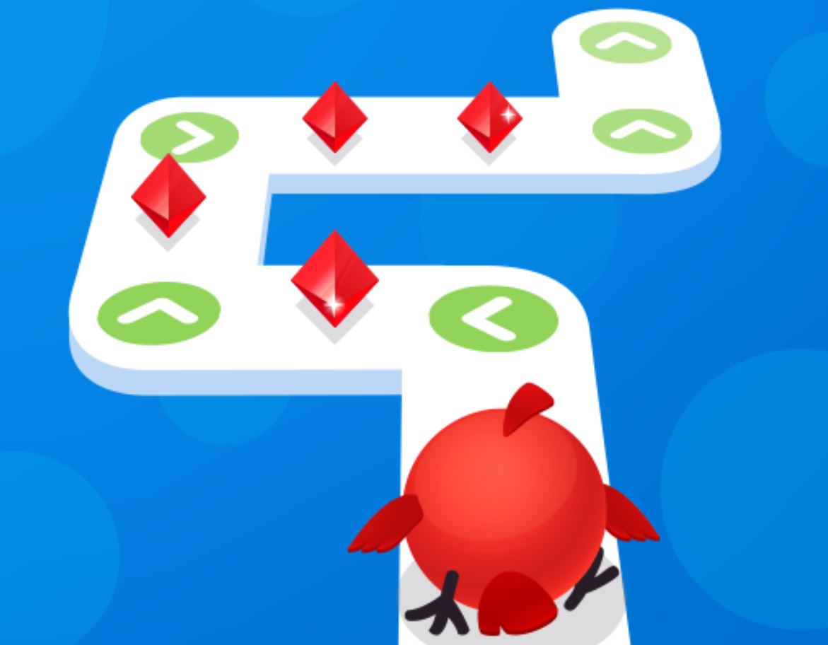 Напряженный раннер Tap to dash. Tap to dash усложняется от уровня к уровню — все их очень хочется пройти. Фото.