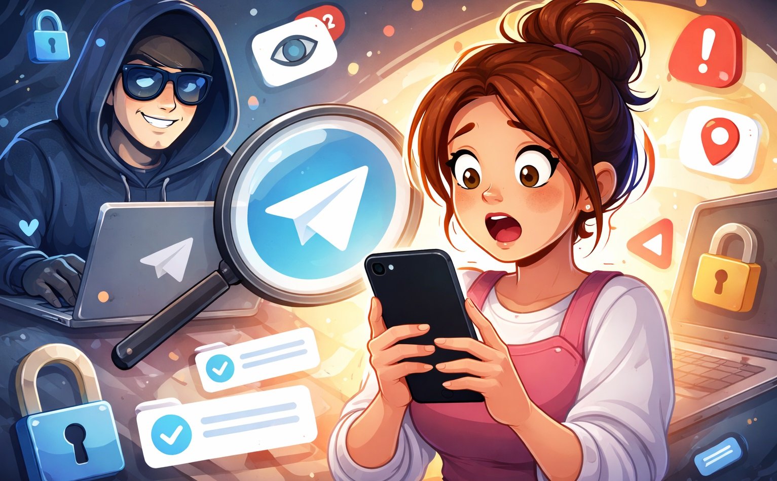 Как определить, что сообщения в Telegram читает посторонний человек