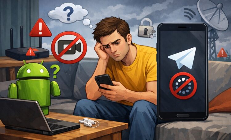 Что делать, если не отправляются видео в Telegram. Что происходит с видео в Telegram? Фото.