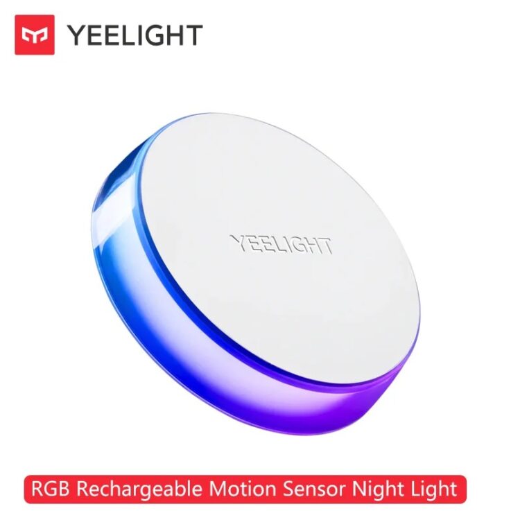 Индукционный ночник с датчиком движения. Технологичный ночник с приятной подсветкой. Фото.