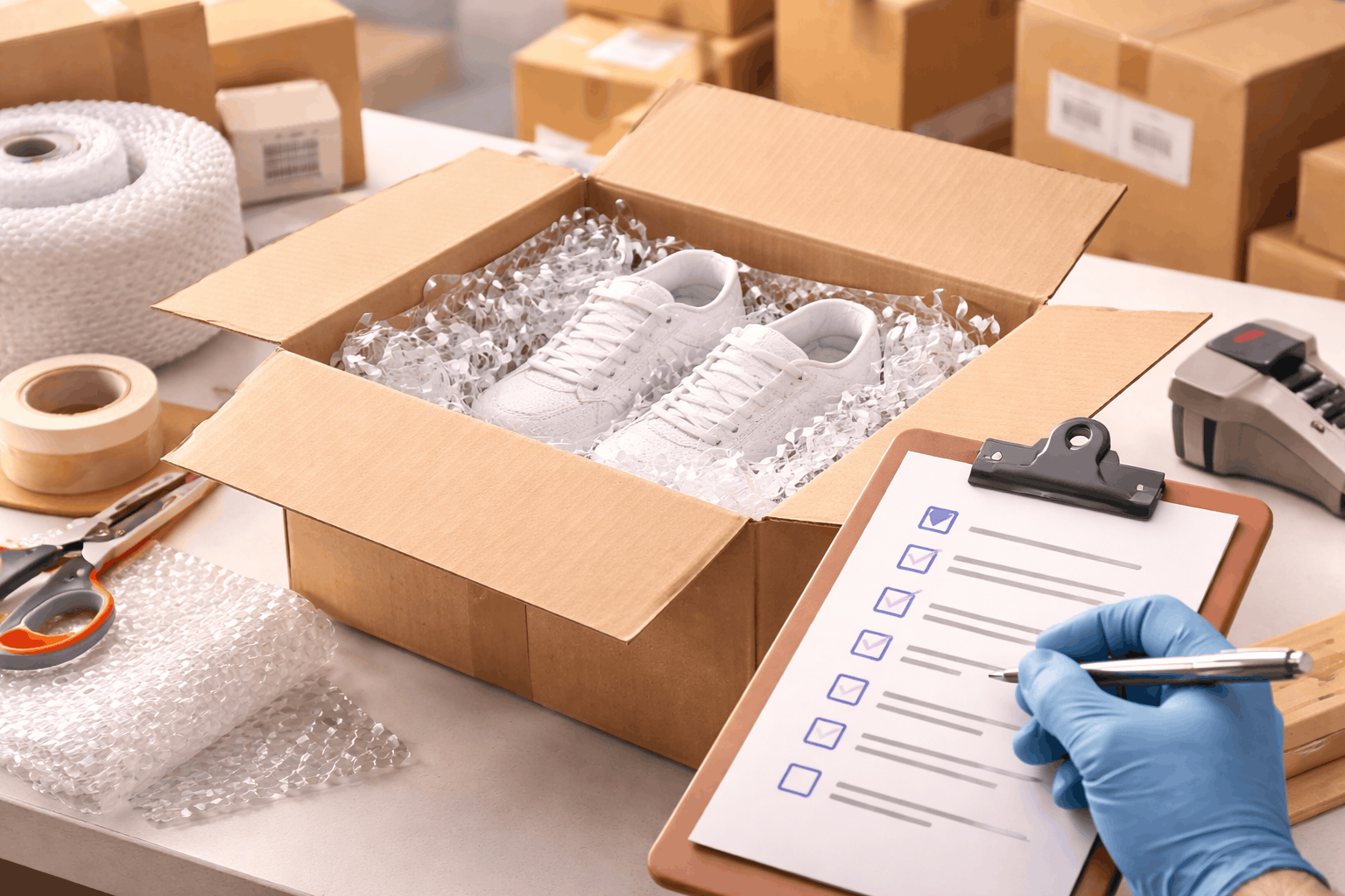 Как упаковать посылку для Wildberries. Коробку не закрываем, менеджер проверит ее содержимое. Фото.