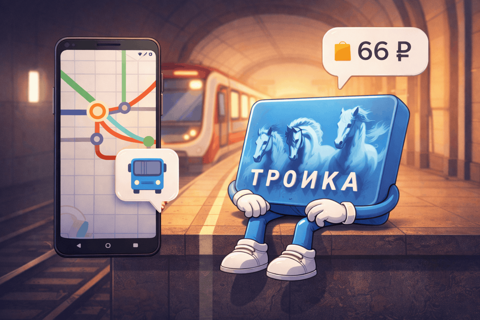 Как пополнить карту «Тройка» и рассчитать стоимость поездки в Яндекс Картах