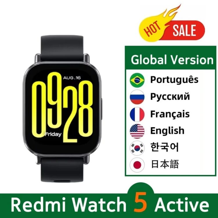Смарт-часы REDMI Watch 5 Active. Глобалка самых популярных смарт-часов. Фото.