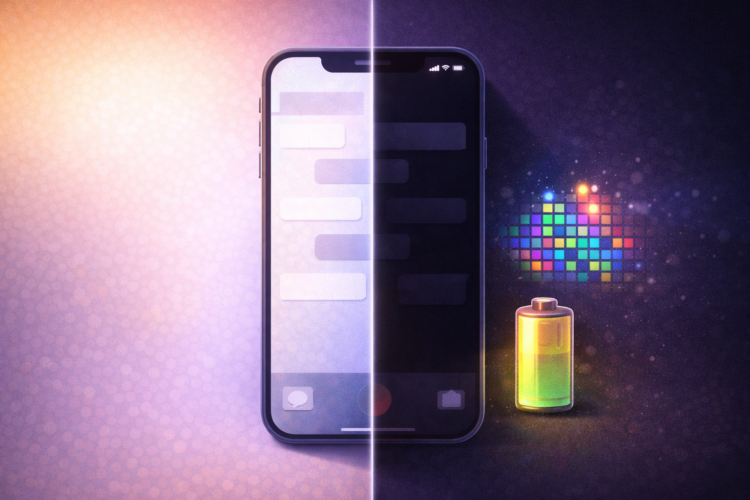 Почему я пользуюсь темной темой на телефоне и вам тоже стоит попробовать. Темная или светлая — на какой вы «стороне»? Фото.