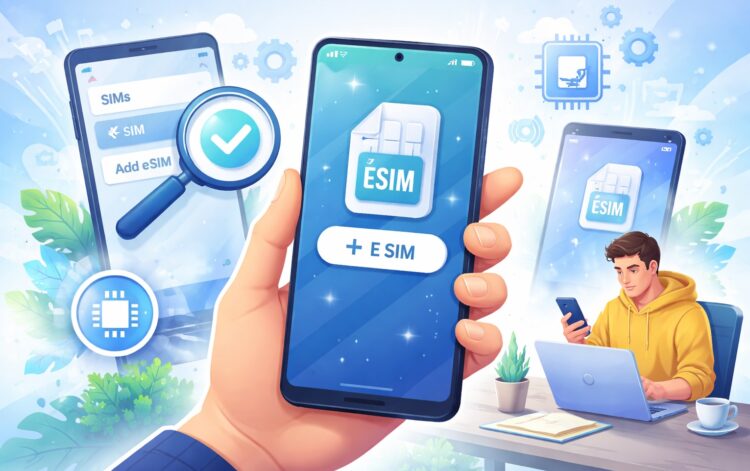 Как узнать, поддерживает ли смартфон eSIM. Проверяем eSIM на своем смартфоне. Фото.