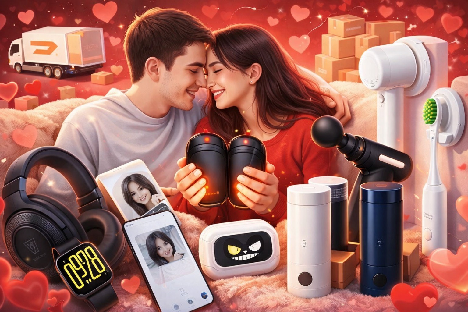 Лучшие гаджеты для влюбленных на 14 февраля с быстрой доставкой