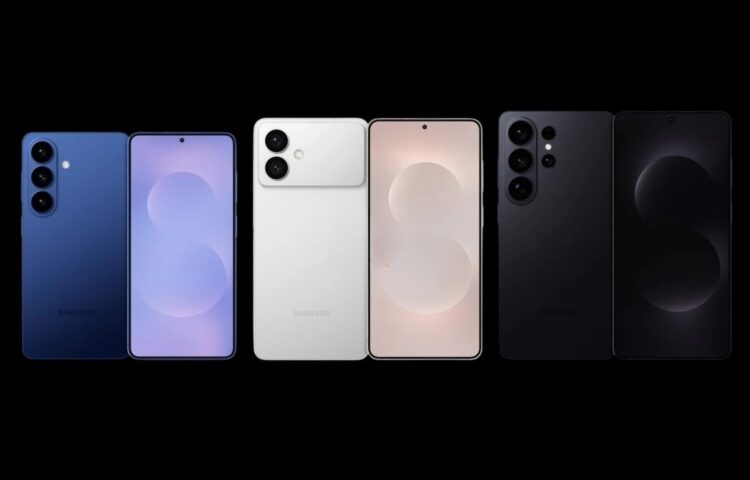 Новый дизайн серии Galaxy S26. Дизайн всех новинок Samsung. Изображение: androidheadlines.com. Фото.