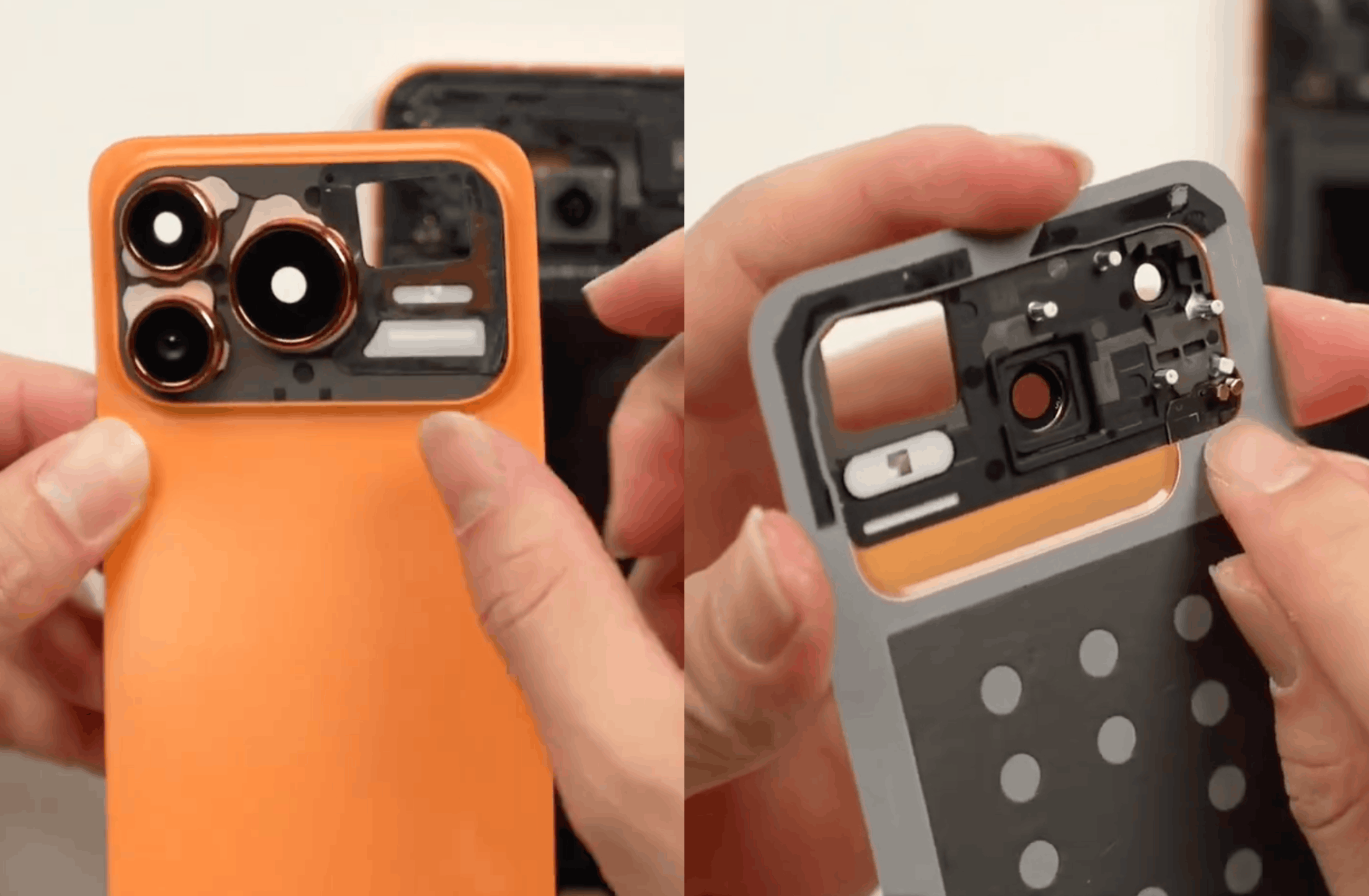 Вы думали, у этого смартфона 3 камеры? Как Honor опозорилась при копировании iPhone 17 Pro. С одной стороны три камеры, с другой — две. Ловкость маркетологов, да и только. Изображение: YouTube. Фото.