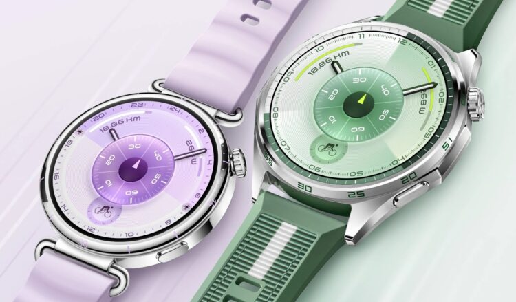 Отличия часов HUAWEI Watch от HUAWEI Watch GT. Как Watch Fit, только круглые. Изображение: HUAWEI. Фото.