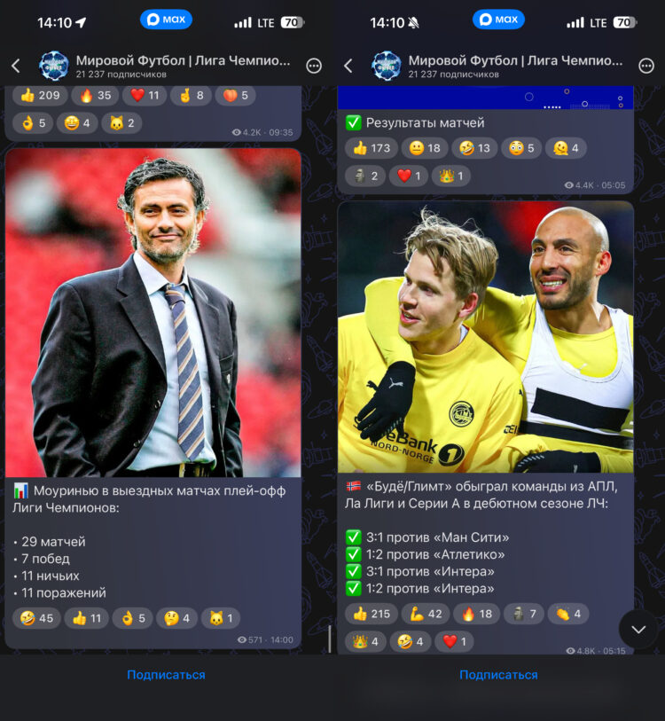 Результаты футбольных матчей. В этом канале не только результаты, но и интересные факты. Фото.