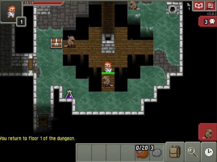 О чем игра Shattered Pixel Dungeon. Отличная аркада для всех любителей жанра. Фото.