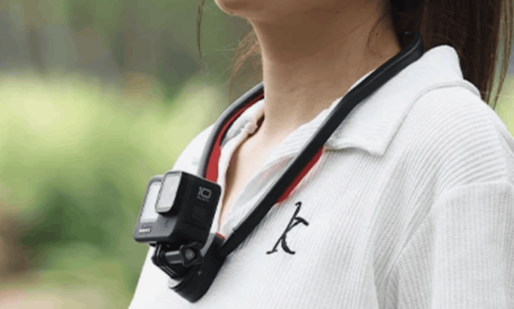 Магнитный держатель на шею для экшн-камер. Изображение: AliExpress. Фото.