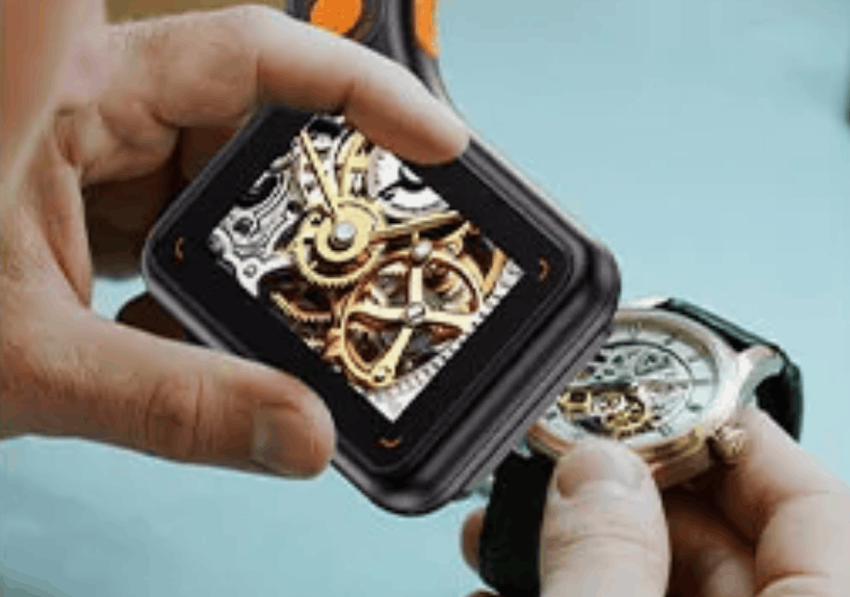 Портативный цифровой микроскоп с экраном 3 дюйма. Изображение: AliExpress. Фото.