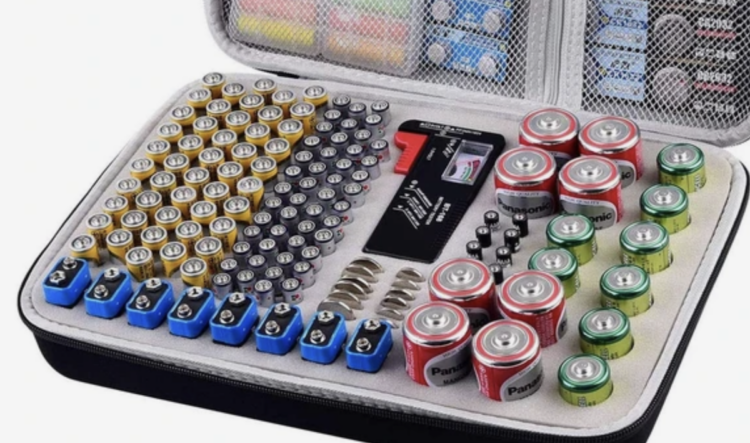 Органайзер для аккумуляторов с тестером. Изображение: AliExpress. Фото.