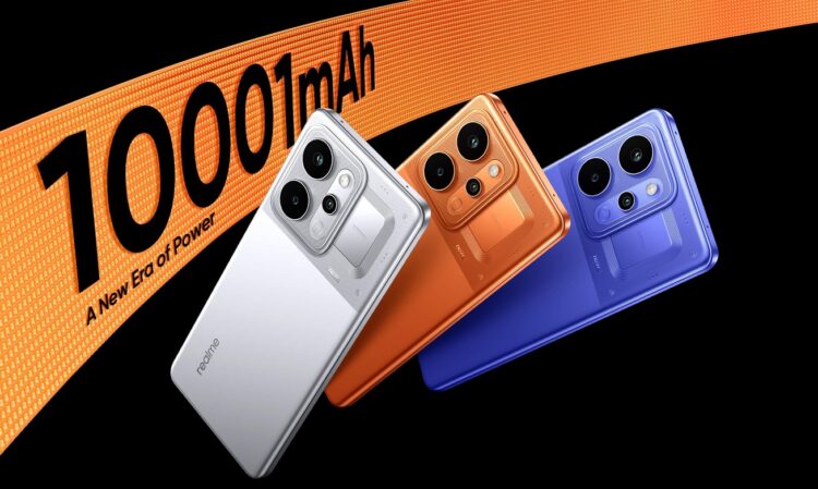 realme сделала смартфон-повербанк для России. У него батарея 10001 мАч, и он уже продается на AliExpress. Смартфон с рекордным аккумулятором уже продается на AliExpress. Изображение: realme. Фото.