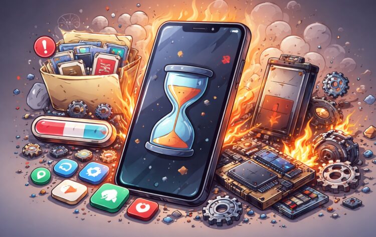 Почему смартфоны начинают тормозить со временем. Из-за чего стареют смартфоны, и как это предотвратить? Фото.