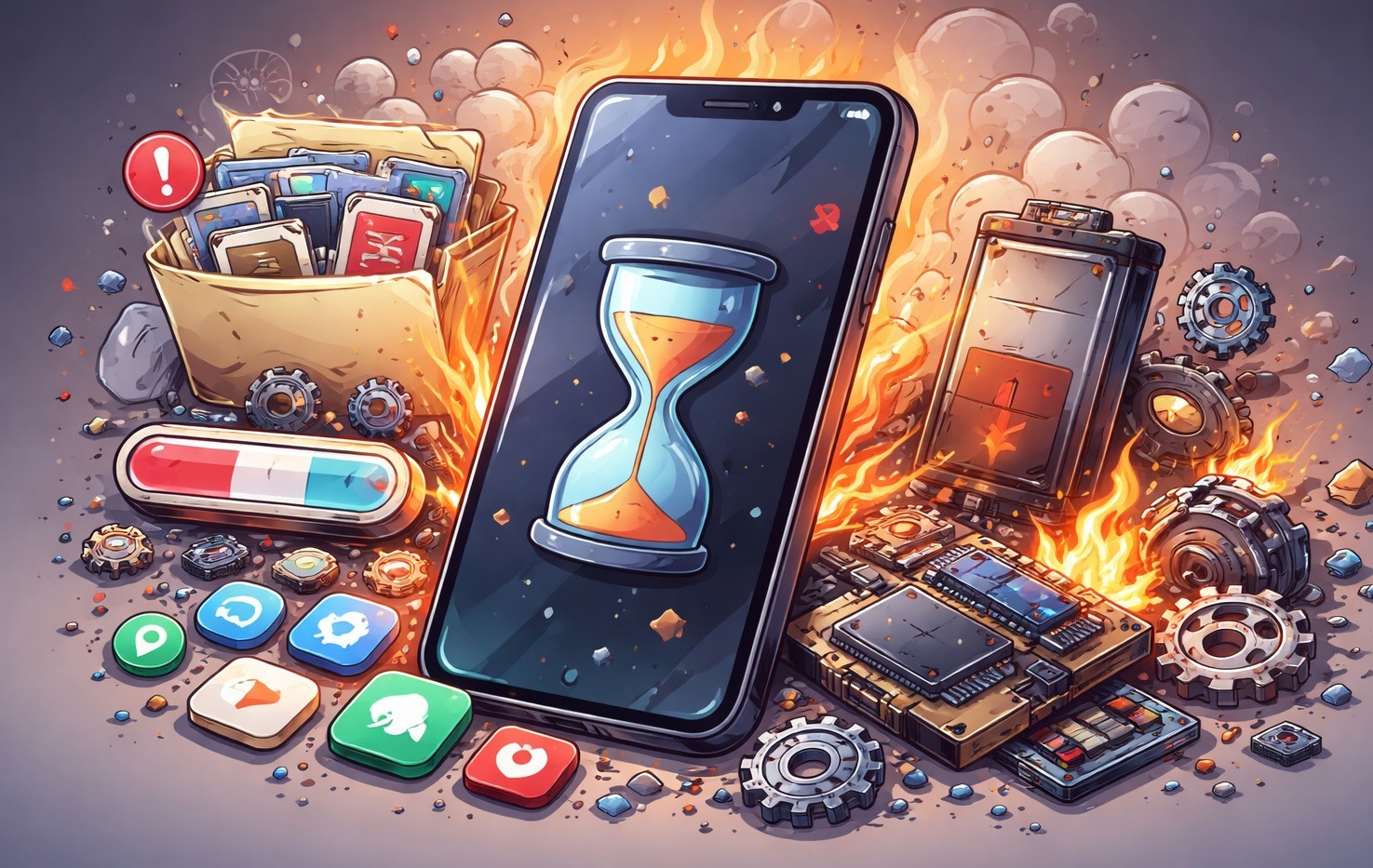 Почему смартфоны начинают тормозить со временем