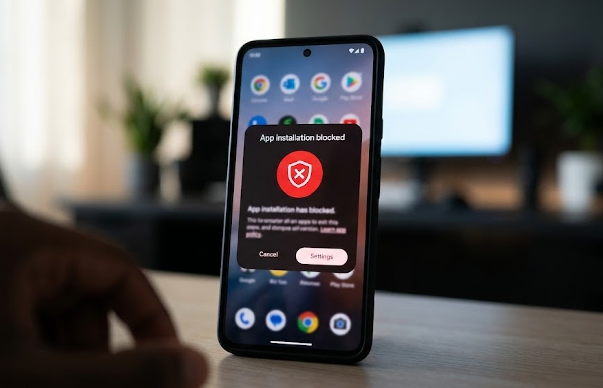 Google постепенно ужесточает правила установки приложений. Фото.