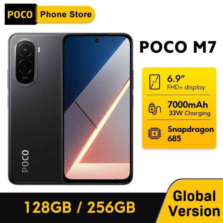 POCO M7 — лучший смартфон до 10000 рублей. Лучший смартфон за десятку. Фото.