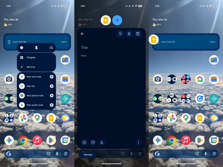 Теперь любые приложения открываются в «пузырьках». Фото.