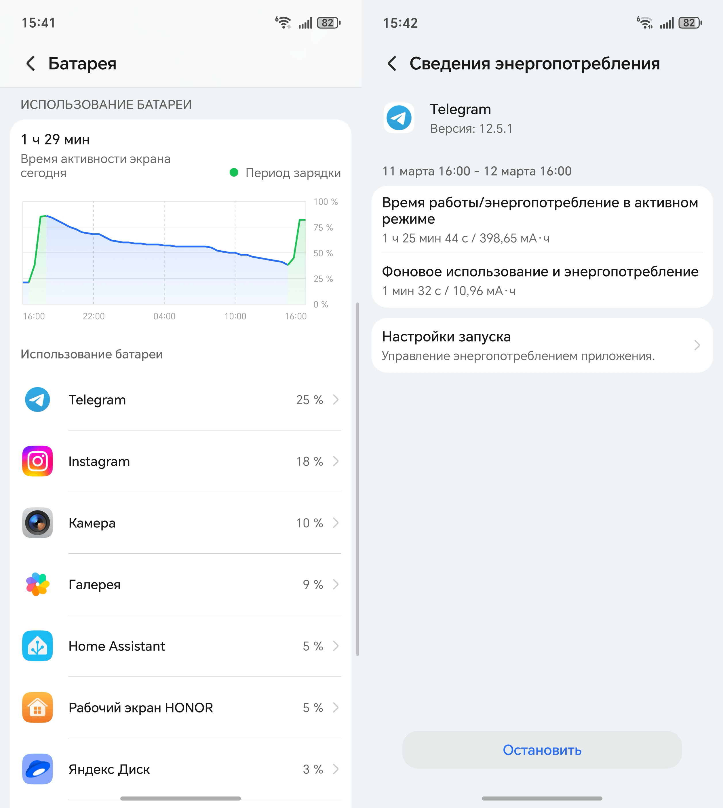 Какие приложения можно закрывать на Android. Раздел «Батарея» в настройках покажет, кто реально виноват в быстром разряде. Фото.