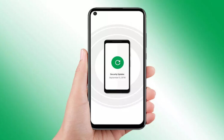 Обновления безопасности на телефоне. Смартфон начинает лучше защищаться от угроз. Фото.
