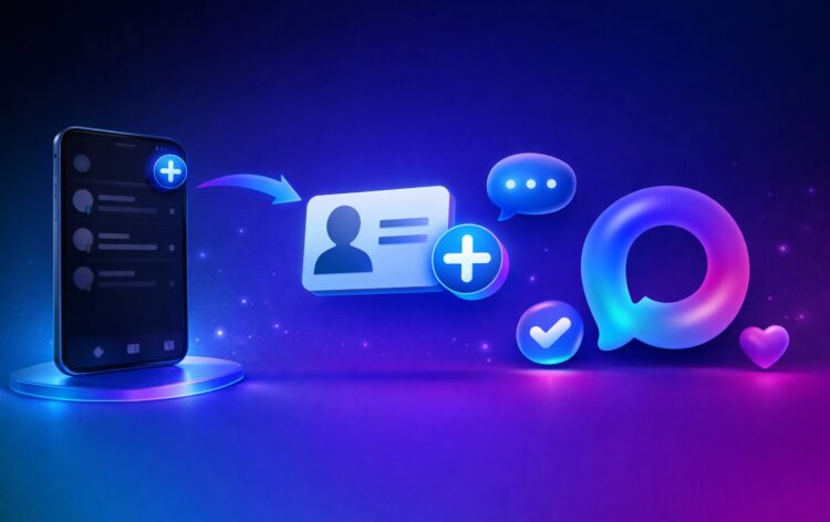 Добавляем свои контакты прямиком в MAX. Фото.