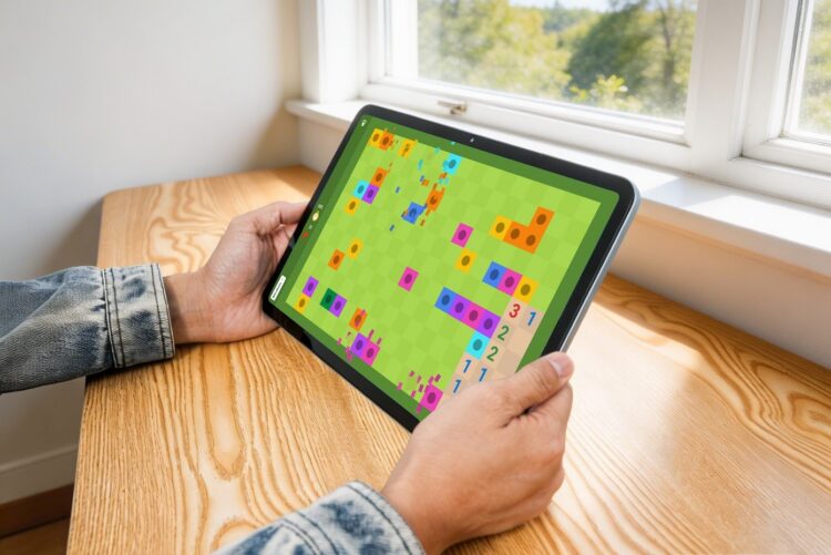 У планшета реально большой экран. Фото.