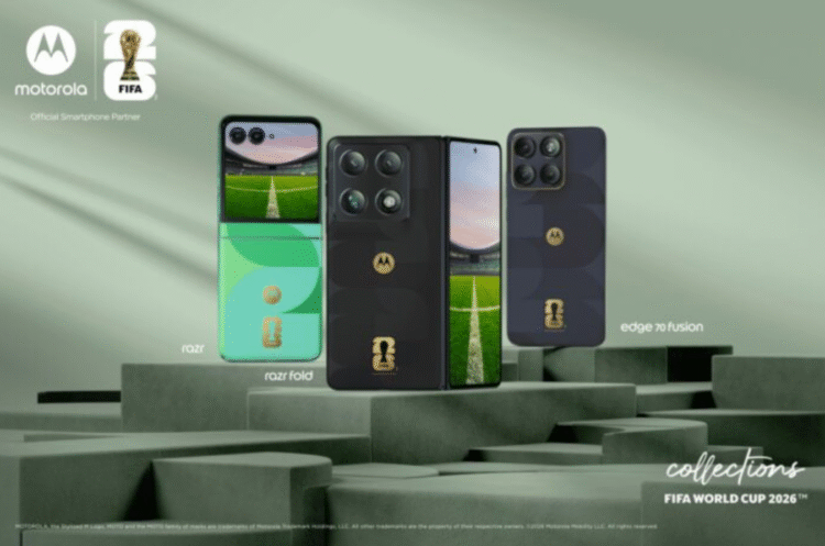 Motorola Razr Fold FIFA World Cup 26 Collection Edition. Изображение: gizmochina. Фото.