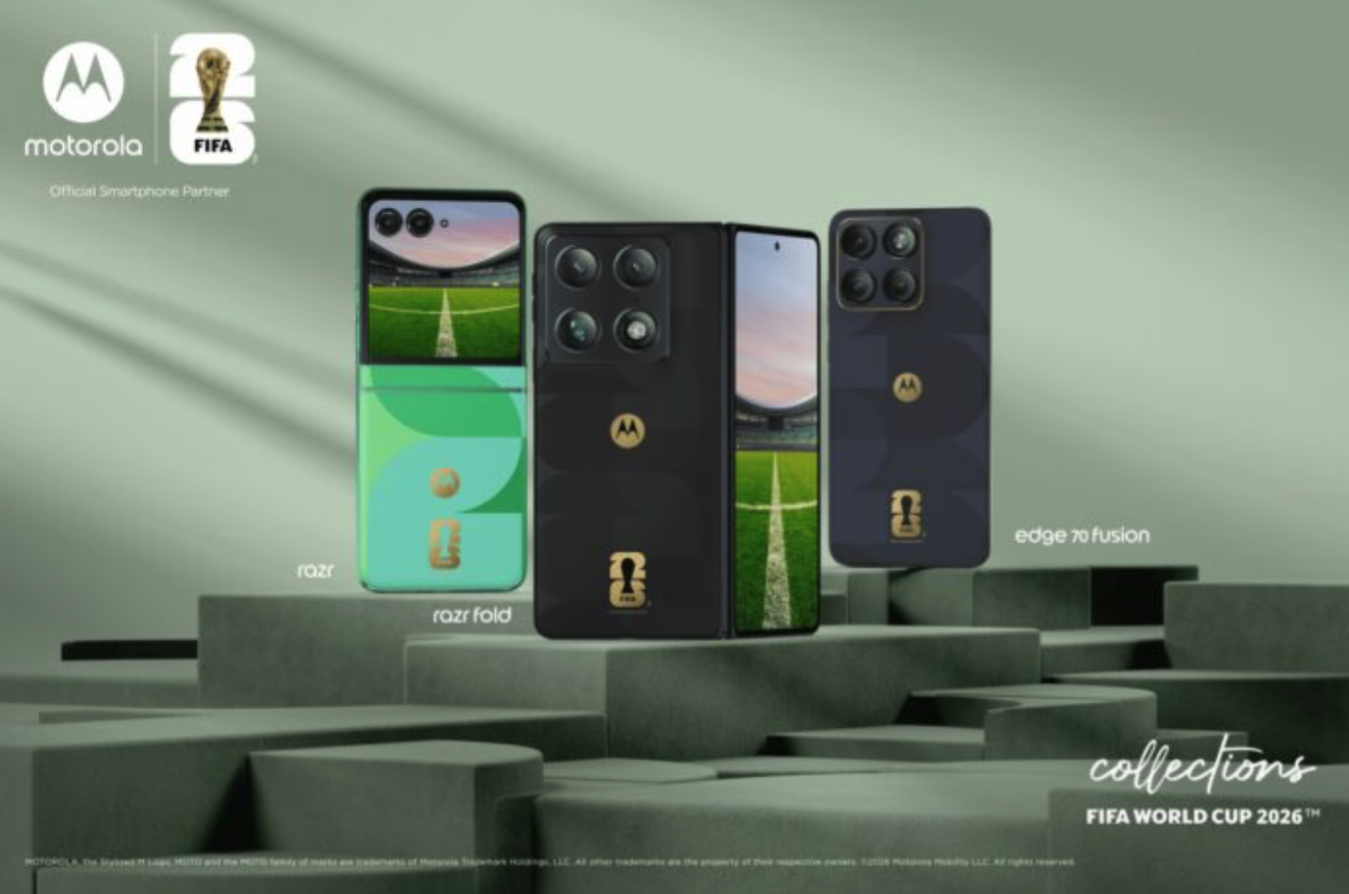 Motorola Razr Fold FIFA World Cup 26 Collection Edition. Изображение: gizmochina. Фото.