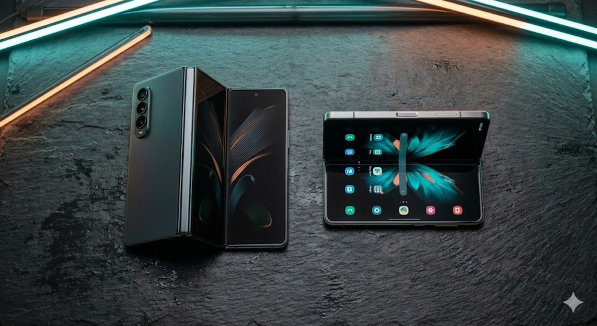 После трифолда, флипа и фолда это будет уже четвертый формат раскладушек Samsung. Фото.